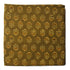 Precut 0.25 meters -Green & Yellow Ajrakh Hand Block Printed Cotton Fabric