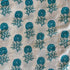 Precut 0.75 meters -White Printed Cotton Fabric