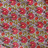 Precut 0.75 meters -White Printed Cotton Fabric