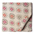 Precut 0.25 meters -Off White & Red Textured Printed Cotton Fabric