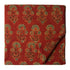 Precut 0.75 meters -Blue & Red Ajrakh Hand Block Printed Cotton Fabric