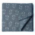 Precut 1meter - Blue Ikat Pochampally Woven Cotton Fabric