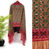 Viscose Gaji Cotton Silk Printed Dupatta with Golden Border