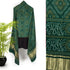 Viscose Gaji Cotton Silk Printed Dupatta with Golden Border