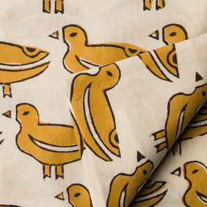 Precut 0.50 meters -Bagru Dabu Handblock Printed Cotton Fabric