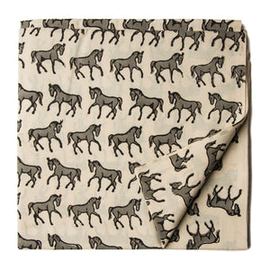 Precut 0.50 meters -Bagru Dabu Handblock Printed Cotton Fabric