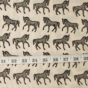 Precut 0.50 meters -Bagru Dabu Handblock Printed Cotton Fabric