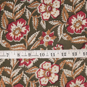 Bagru Hand Block Printed Cotton Fabric