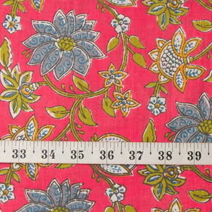 Precut 1 meter -Printed Cotton Fabric