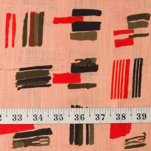Precut 0.75 meters -Printed Cotton Texture Fabric
