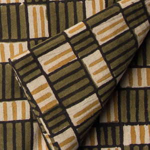 Precut 0.50 meters -Bagru Dabu Handblock Printed Cotton Fabric