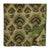 Green Ajrakh HandBlock Printed Cotton Fabric with motif print
