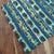 Blue Ajrakh HandBlock Printed Pure Cotton Fabric with paisley print