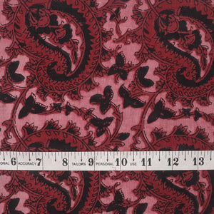 Ajrakh Hand Block Printed Cotton Fabric