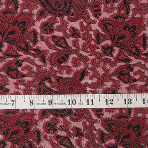 Ajrakh Hand Block Printed Cotton Fabric