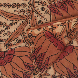 Ajrakh Hand Block Printed Cotton Fabric