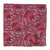 Pink and Red Ajrakh Hand Block Printed Cotton Fabric floral print