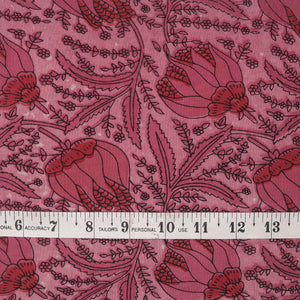 Ajrakh Hand Block Printed Cotton Fabric