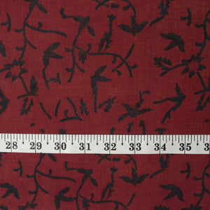 Precut 0.25 meters -Ajrakh Hand Block Natural Dyed Cotton Fabric