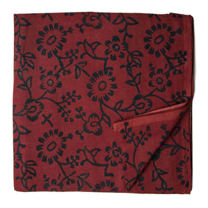 Ajrakh Hand Block Natural Dyed Cotton Fabric