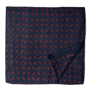 Ajrakh Hand Block Natural Dyed Cotton Fabric