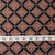 Precut 0.50 meters -Black & Red Ajrakh Hand Block Printed Cotton Fabric