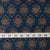 Precut 1 meter -Blue & Red Ajrakh Hand Block Printed Cotton Fabric