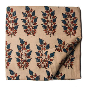 Ajrakh Hand Block Natural Dyed Cotton Fabric
