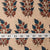 Precut 1 meter -Blue & Red Ajrakh Hand Block Printed Cotton Fabric