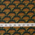 Precut 0.50 meters -Yellow & Green Ajrakh Kantha Hand Block Printed Cotton Fabric