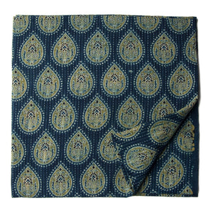 Ajrakh Hand Block Natural Dyed Cotton Fabric