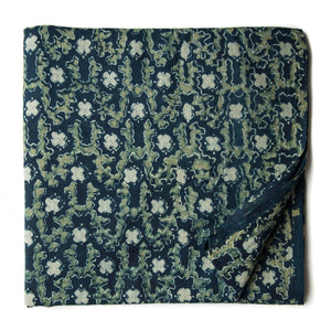 Ajrakh Hand Block Natural Dyed Cotton Fabric