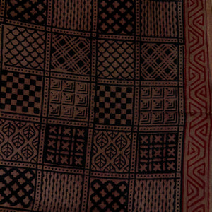 Precut 1 meter -Bagh Handblock Printed Cotton Fabric
