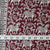 Precut 0.25 meters -Maroon & White Bagh Handblock Printed Cotton Fabric