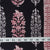 Precut 0.50 meters -Black & White Bagh Handblock Printed Cotton Fabric