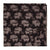 Black and Off white Dabu Bagru Hand Block Printed Cotton Fabric with elephant print