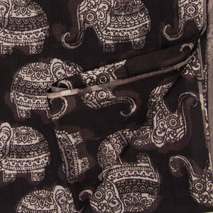 Dabu Bagru Hand Block Printed Cotton Fabric