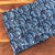 Blue and White Dabu Indigo Hand Block Printed Pure Cotton Fabric with Elephant Animal Design