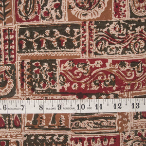 Kalamkari Hand Block Printed Cotton Fabric