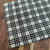 Black and Off white Bagru Hand Block Printed Cotton Fabric with checks design