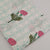 Pink and green Sanganeri Hand Block Printed Pure Cotton Fabric with floral print 