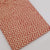 Off White and Red Bagru Dabu Hand Block Printed Pure Cotton Fabric with zigzag design