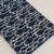 Blue and Off white Dabu Indigo Hand Block Printed Pure Cotton Fabric with fish animal print