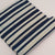 Blue and Off White Dabu Indigo Hand Block Printed Pure Cotton Fabric with lines print