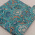 Blue Sanganeri Hand Block Printed Pure Cotton Fabric with floral print