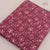 Pink Dabu Indigo Hand Block Printed Pure Cotton Fabric with floral print