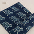 Dabu Indigo Hand Block Printed Pure Cotton Fabric