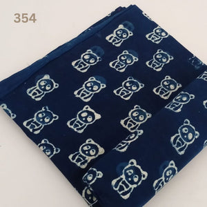 Dabu Hand Block Printed Pure Cotton Fabric