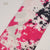 Pink and White Shibori Hand Block Printed Pure Cotton Fabric