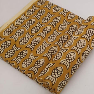 Bagru Hand Block Printed Cotton Fabric